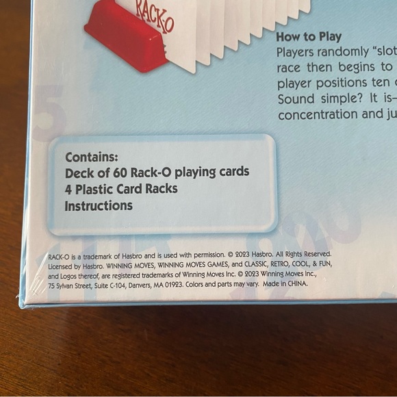 Hasbro RACKO RACK-O Card Game 2023 NEW SEALED - Picture 5 of 6